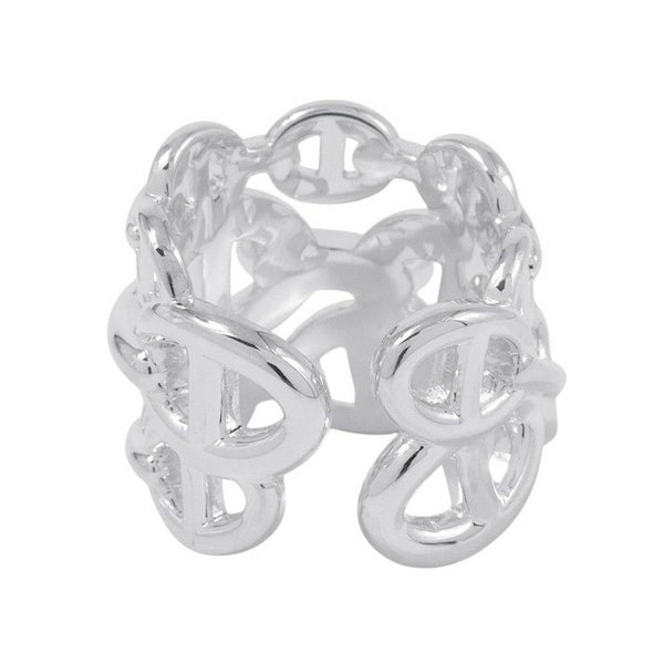 エルメス リング シェーヌダンクル アンシェネGM Enchainee SV925シルバー リングサイズ52 HERMES 指輪