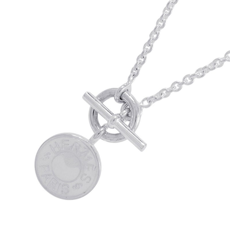 エルメス ネックレス アミュレット H エクスリブリス コンフェッティ セリエ SV925シルバー HERMES ジュエリー