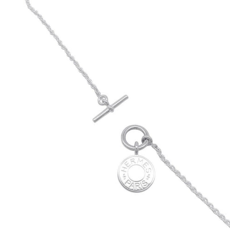 エルメス ネックレス アミュレット H エクスリブリス コンフェッティ セリエ SV925シルバー HERMES ジュエリー