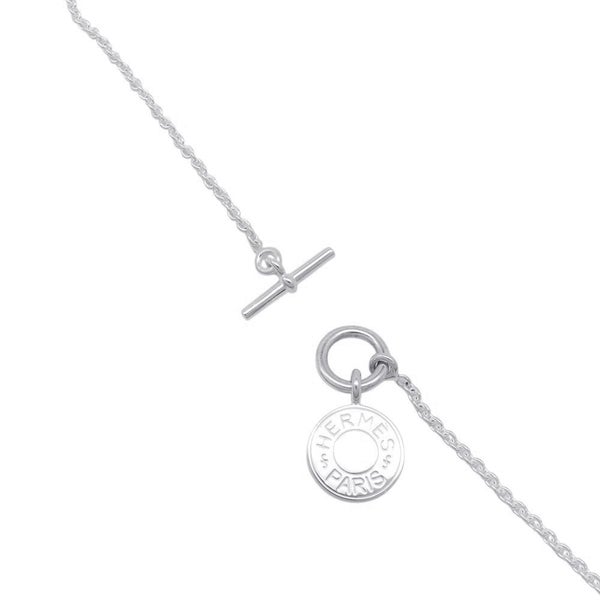 エルメス ネックレス アミュレット H エクスリブリス コンフェッティ セリエ SV925シルバー HERMES ジュエリー