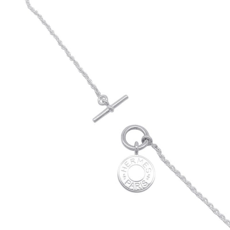 エルメス ネックレス アミュレット H エクスリブリス コンフェッティ セリエ SV925シルバー HERMES ジュエリー