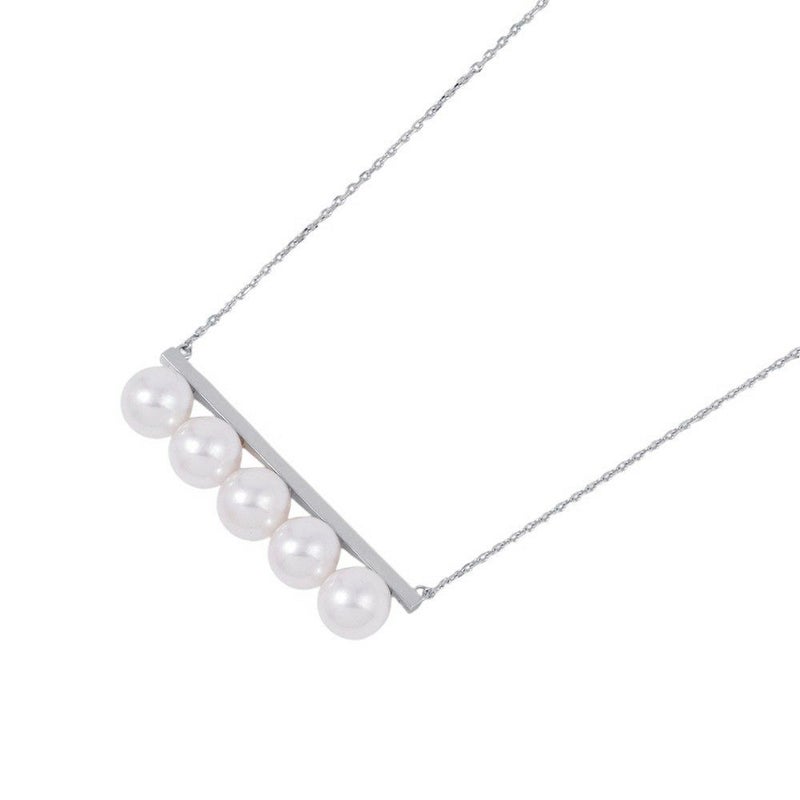 タサキ ネックレス バランス シグネチャー K18WGホワイトゴールド あこや真珠 P-15884-18KWG ジュエリー