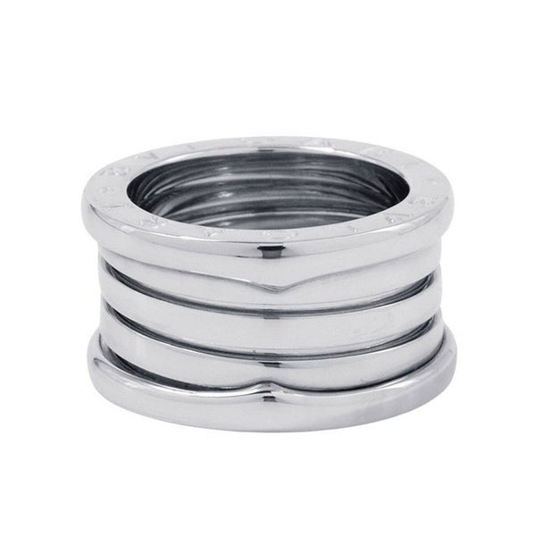 ブルガリ リング ビーゼロワン B-zero1 4バンド K18WGホワイトゴールド リングサイズ52 指輪 ジュエリー