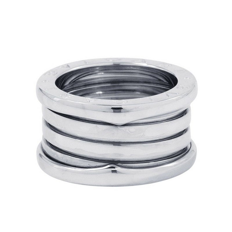 ブルガリ リング ビーゼロワン B-zero1 4バンド K18WGホワイトゴールド リングサイズ52 指輪 ジュエリー