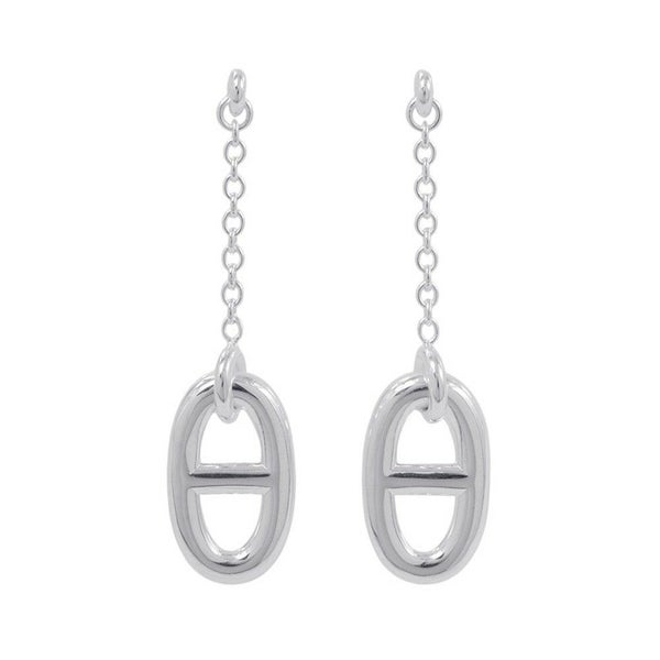 エルメス ピアス シェーヌダンクル ファランドール SV925シルバー HERMES ジュエリー