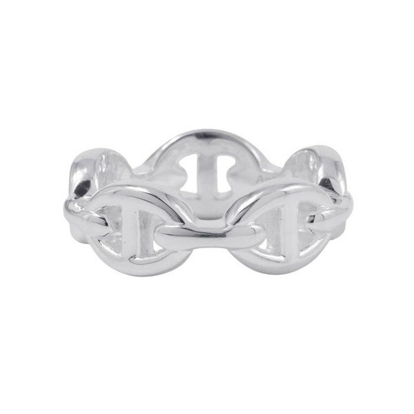 エルメス リング シェーヌダンクル アンシェネPM Enchainee SV925シルバー リングサイズ50 HERMES ジュエリー