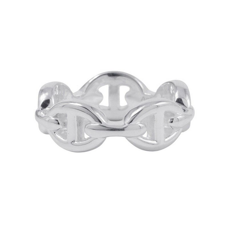 エルメス リング シェーヌダンクル アンシェネPM Enchainee SV925シルバー リングサイズ50 HERMES ジュエリー