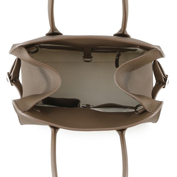 ザ ロウ ハンドバッグ ソフトマルゴー12 レザー W1586 THE ROW 2way ブラウン