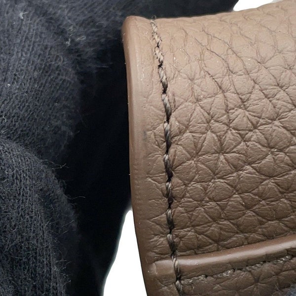 ザ ロウ ハンドバッグ ソフトマルゴー12 レザー W1586 THE ROW 2way ブラウン