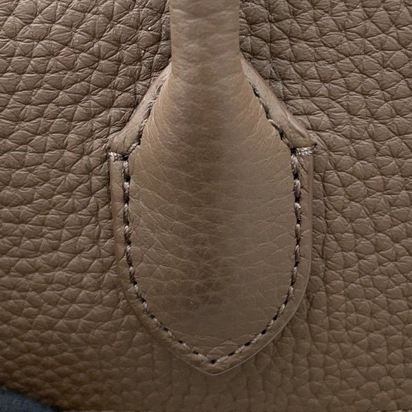 ザ ロウ ハンドバッグ ソフトマルゴー12 レザー W1586 THE ROW 2way ブラウン