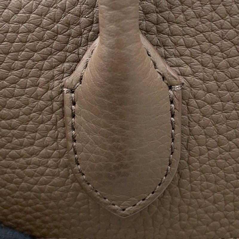 ザ ロウ ハンドバッグ ソフトマルゴー12 レザー W1586 THE ROW 2way ブラウン