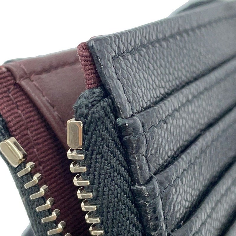 シャネル コインケース マトラッセ ココマーク キャビアスキン AP3179 フラグメント カードケース 黒