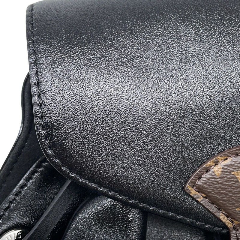 ルイヴィトン リュック ラムレザー モンスリ バイブPM M12587 LOUIS VUITTON ヴィトン バッグ 黒 ブラック