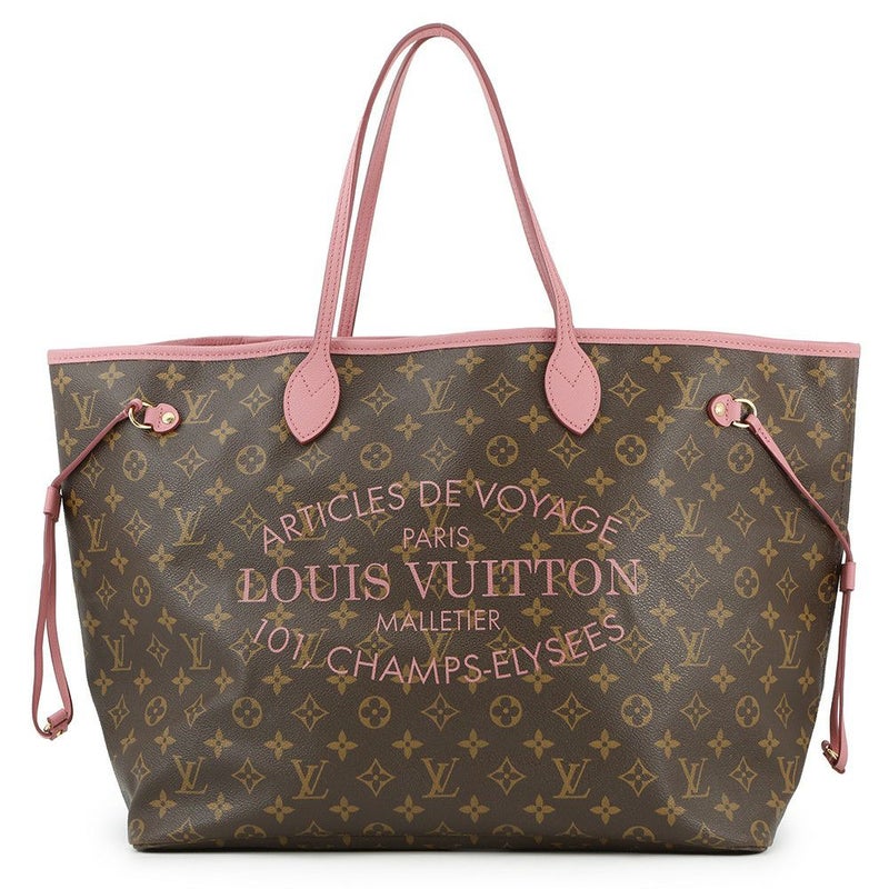 ルイヴィトン トートバッグ モノグラム/イカットフラワー ネヴァーフルGM M40877 LOUIS VUITTON
