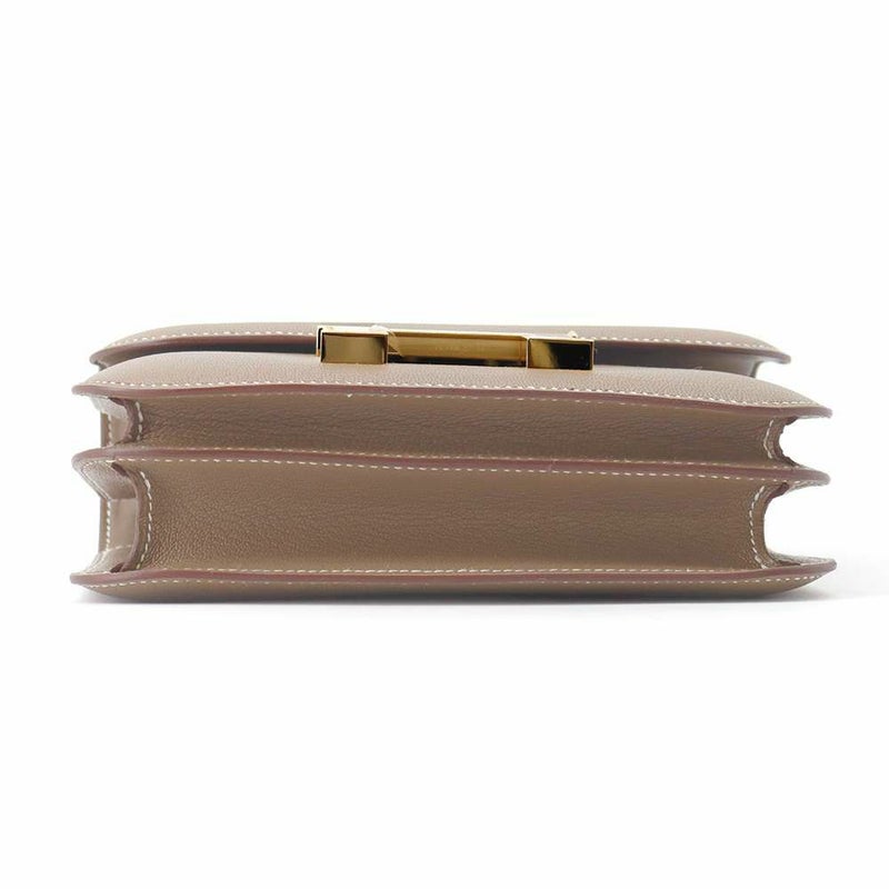 エルメス ミニ コンスタンス3 ミロワール エトゥープ/ゴールド金具 シェブルミゾル B刻印