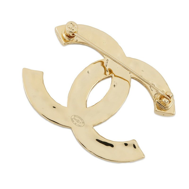 シャネル ブローチ ココマーク メタル B24P CHANEL アクセサリー 黒