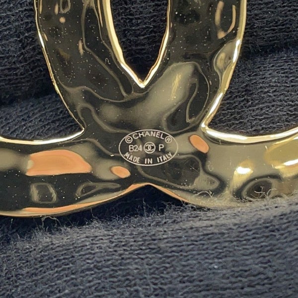 シャネル ブローチ ココマーク メタル B24P CHANEL アクセサリー 黒