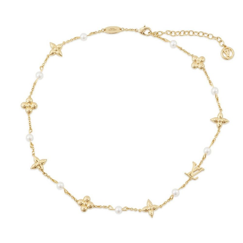 ルイヴィトン ネックレス フェイクパール メタル ルイザ M01610 LOUIS VUITTON アクセサリー