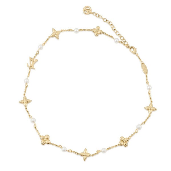 ルイヴィトン ネックレス フェイクパール メタル ルイザ M01610 LOUIS VUITTON アクセサリー