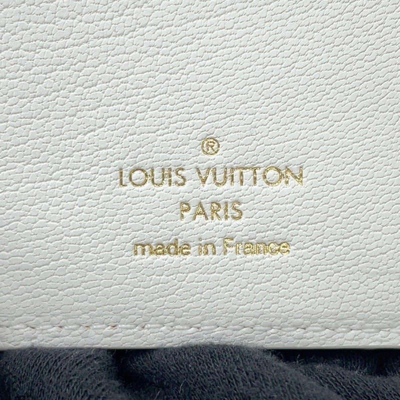 ルイヴィトン 二つ折り財布 モノグラム パイソン ポルトフォイユ・ルー N82402 LOUIS VUITTON 白 ホワイト