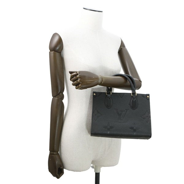 ルイヴィトン トートバッグ モノグラム・アンプラント オンザゴーPM M45653 LOUIS VUITTON  ヴィトン 2way 黒 ブラック