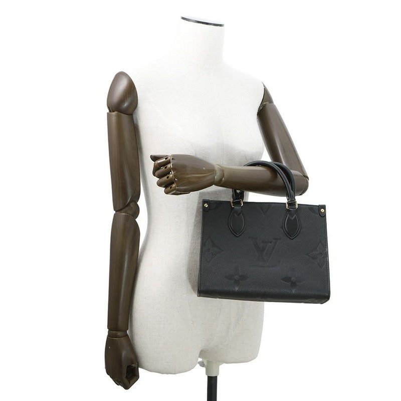 ルイヴィトン トートバッグ モノグラム・アンプラント オンザゴーPM M45653 LOUIS VUITTON  ヴィトン 2way 黒 ブラック