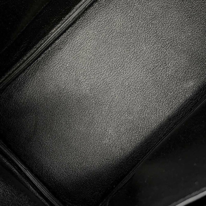 エルメス バーキン30 ブラック/シルバー金具 ヴォーエプソン K刻印 HERMES Birkin ハンドバッグ  黒