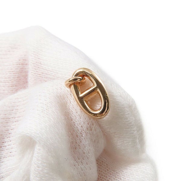 エルメス ピアス シェーヌダンクル ニューファランドールTPM ダイヤモンド 2P 計0.02ct K18PGピンクゴールド HERMES アシンメトリー