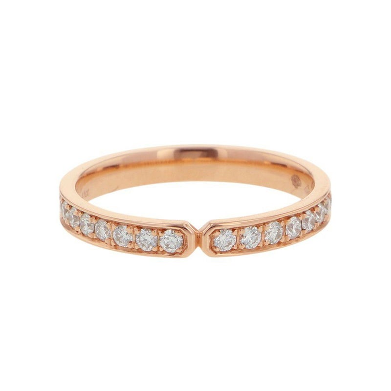 エルメス リング エヴァー・ケリー ダイヤモンド 31P 計0.41ct K18PGピンクゴールド サイズ48 HERMES ウェディングリング 指輪