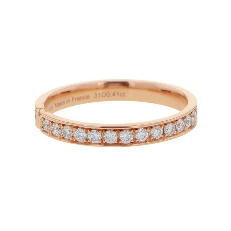 エルメス リング エヴァー・ケリー ダイヤモンド 31P 計0.41ct K18PGピンクゴールド サイズ48 HERMES ウェディングリング 指輪