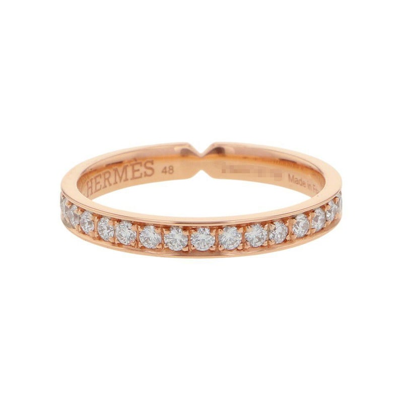 エルメス リング エヴァー・ケリー ダイヤモンド 31P 計0.41ct K18PGピンクゴールド サイズ48 HERMES ウェディングリング 指輪