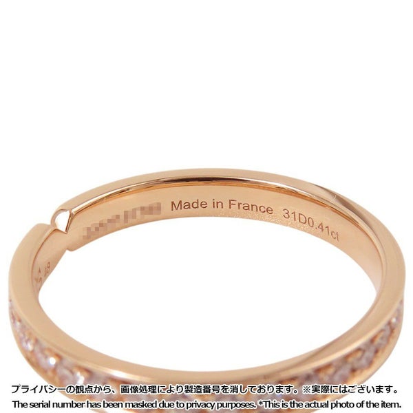 エルメス リング エヴァー・ケリー ダイヤモンド 31P 計0.41ct K18PGピンクゴールド サイズ48 HERMES ウェディングリング 指輪