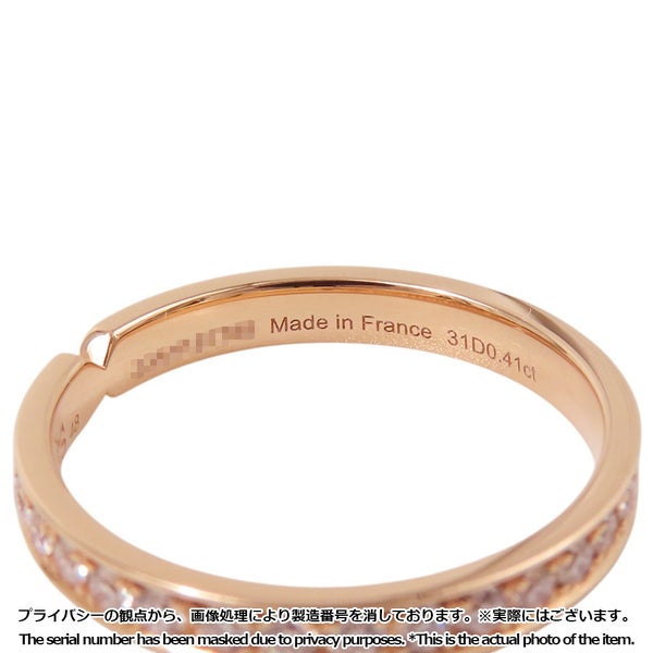 エルメス リング エヴァー・ケリー ダイヤモンド 31P 計0.41ct K18PGピンクゴールド サイズ48 HERMES ウェディングリング 指輪