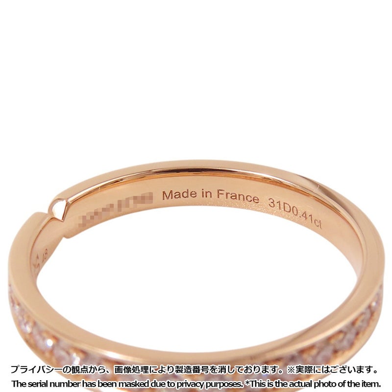 エルメス リング エヴァー・ケリー ダイヤモンド 31P 計0.41ct K18PGピンクゴールド サイズ48 HERMES ウェディングリング 指輪