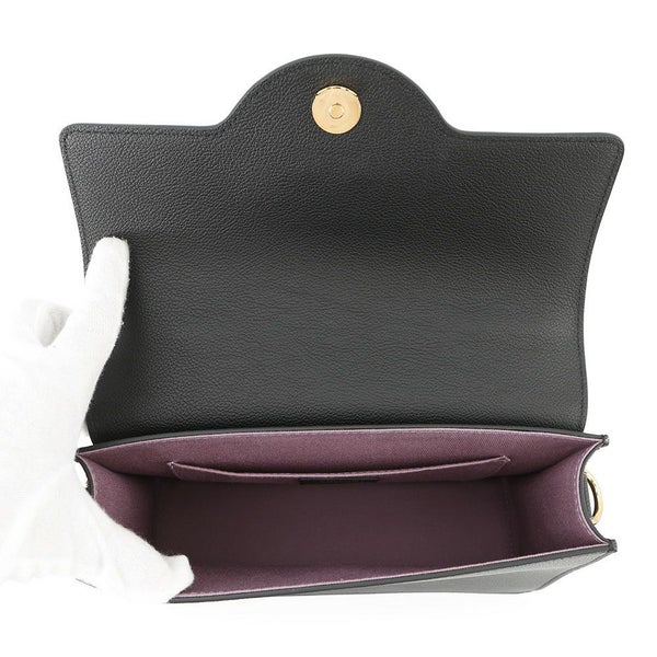 ヴェルサーチェ ハンドバッグ メデュ―サ VERSACE  2wayショルダー 黒