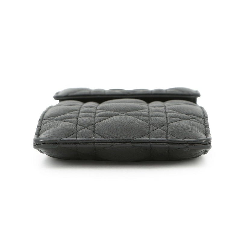 クリスチャン・ディオール スマホケース カナージュ Caro カロ フォンホルダー カーフレザー S5105UWHC_M900 黒