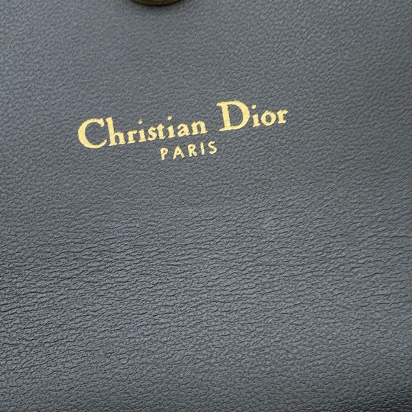 クリスチャン・ディオール スマホケース カナージュ Caro カロ フォンホルダー カーフレザー S5105UWHC_M900 黒