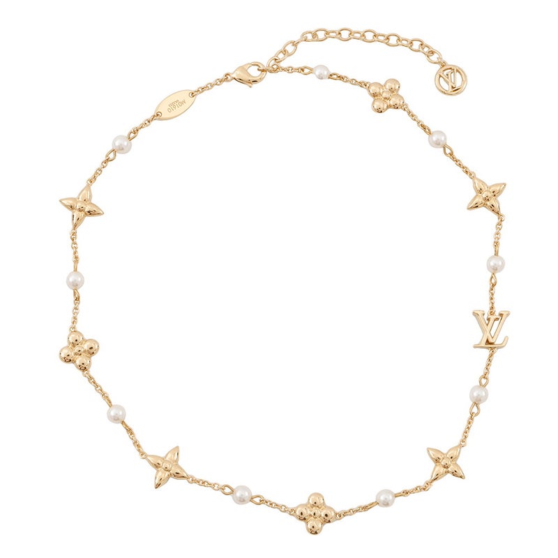 ルイヴィトン ネックレス メタル フェイクパール ルイザ M01610 LOUIS VUITTON アクセサリー