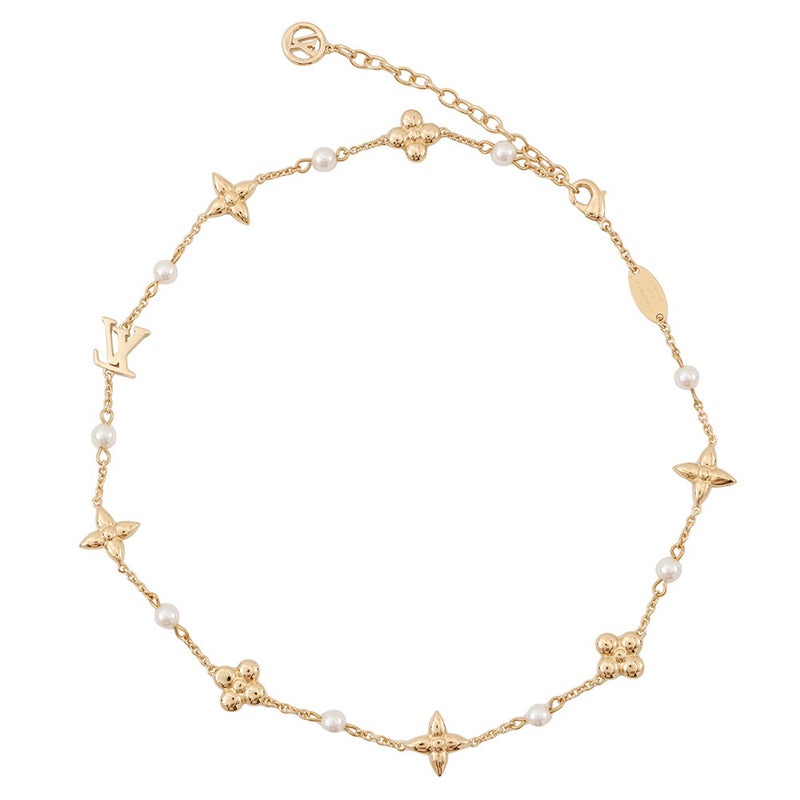 ルイヴィトン ネックレス メタル フェイクパール ルイザ M01610 LOUIS VUITTON アクセサリー