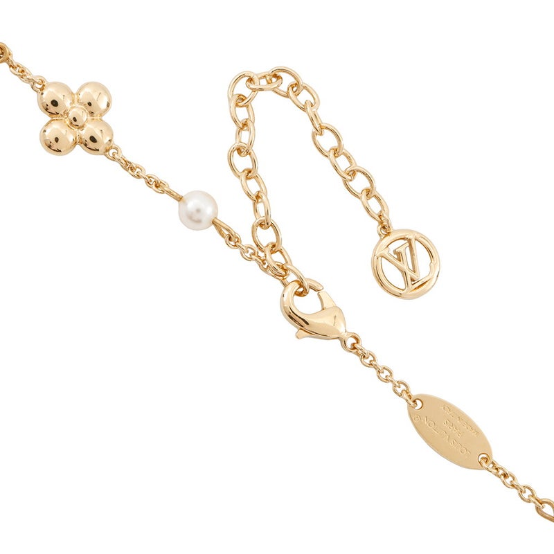 ルイヴィトン ネックレス メタル フェイクパール ルイザ M01610 LOUIS VUITTON アクセサリー