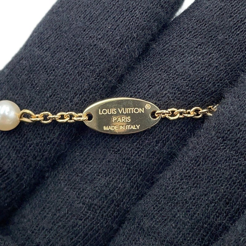 ルイヴィトン ネックレス メタル フェイクパール ルイザ M01610 LOUIS VUITTON アクセサリー