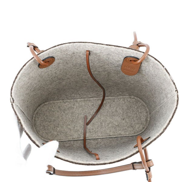 ロエベ トートバッグ アナグラム バスケットバッグ フェルト A223098X05 LOEWE 2way
