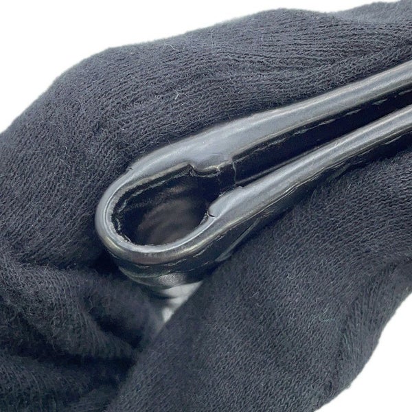 ボッテガヴェネタ カードケース イントレチャート カーフレザー 464902 BOTTEGA VENETA パスケース 黒