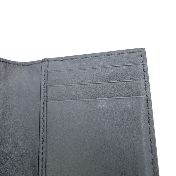 ボッテガヴェネタ カードケース イントレチャート カーフレザー 464902 BOTTEGA VENETA パスケース 黒