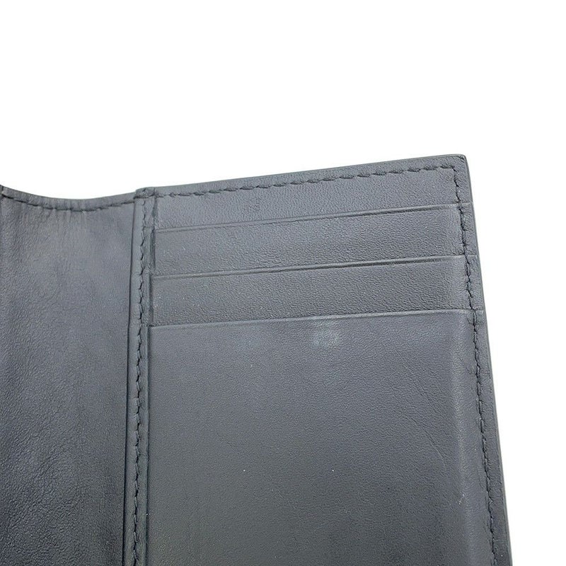 ボッテガヴェネタ カードケース イントレチャート カーフレザー 464902 BOTTEGA VENETA パスケース 黒