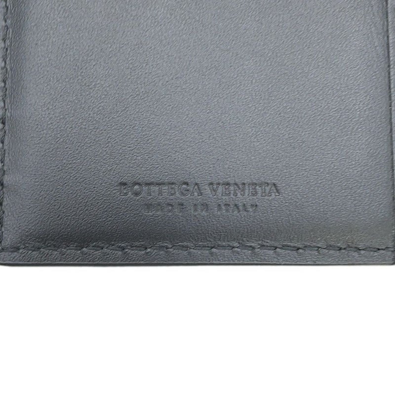 ボッテガヴェネタ カードケース イントレチャート カーフレザー 464902 BOTTEGA VENETA パスケース 黒
