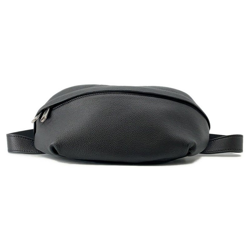 グッチ ボディバッグ インレイ ロゴ ベルトバッグ レザー 768111 GUCCI ウエストポーチ 黒