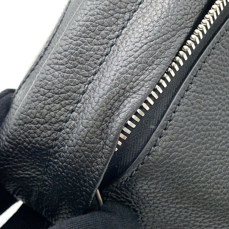 グッチ ボディバッグ インレイ ロゴ ベルトバッグ レザー 768111 GUCCI ウエストポーチ 黒