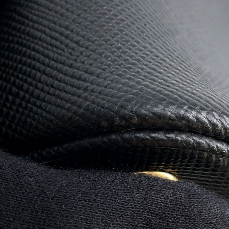 プラダ トートバッグ ドゥーブレ スモールバッグ レザー 1BG887 PRADA 2wayショルダーバッグ 黒