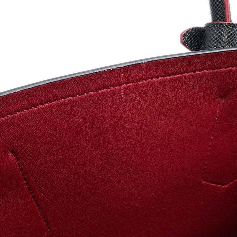 プラダ トートバッグ ドゥーブレ スモールバッグ レザー 1BG887 PRADA 2wayショルダーバッグ 黒